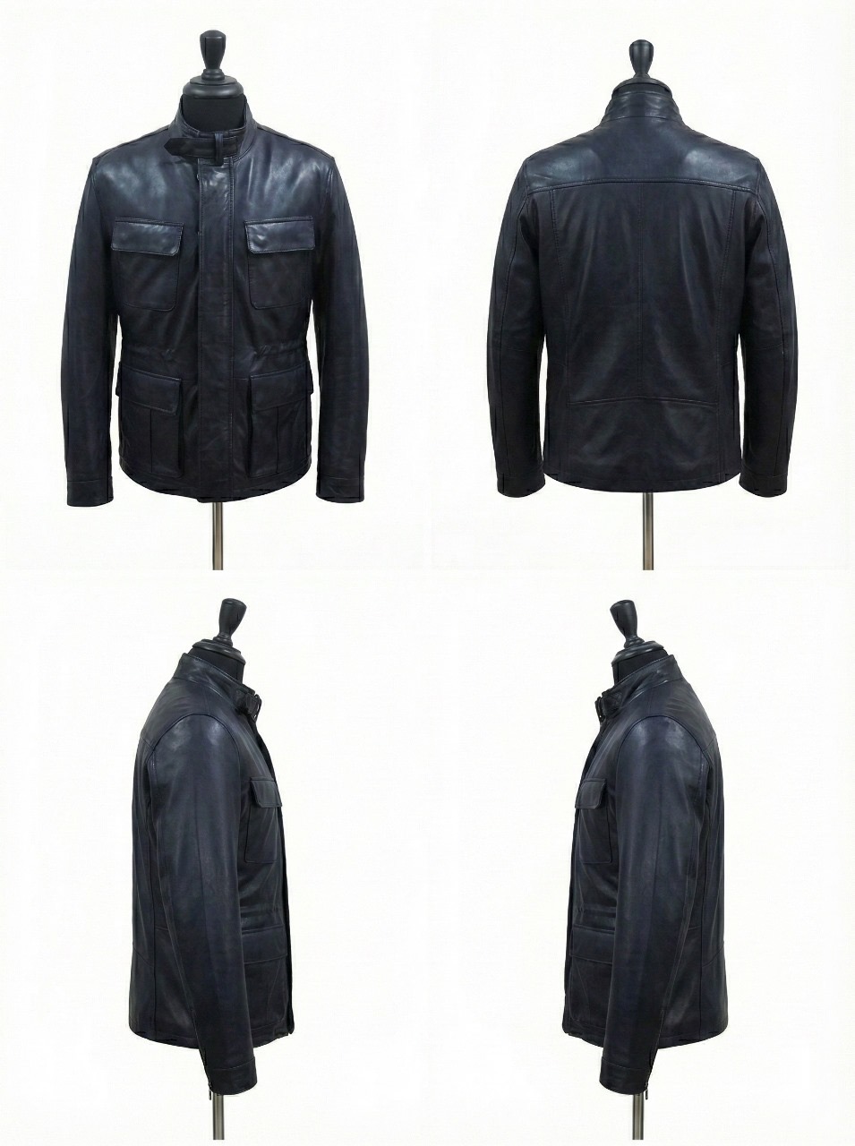 Blue Quilted Women's Jacket