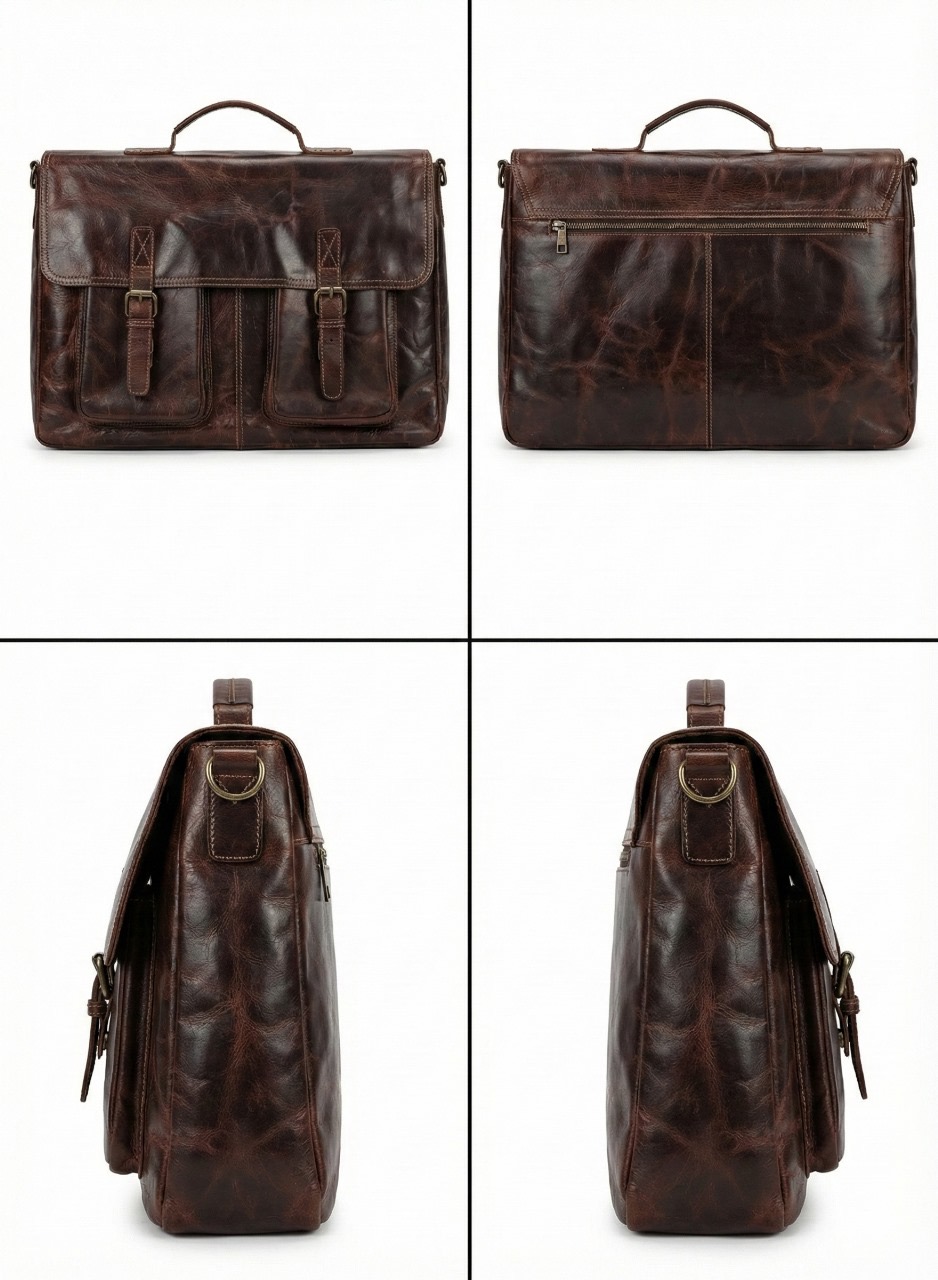 Premium Leather Briefcase
